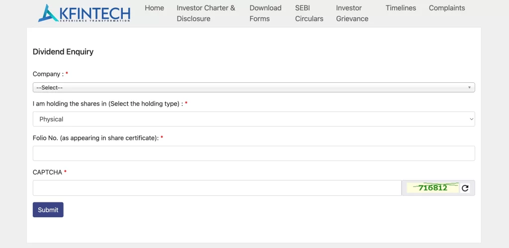 How to check Reliance Industries folio number? IEPFZone